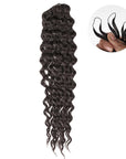qvr natural black water wave crochet extensions