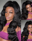 360 lace human hair wigs yaki straight for versatile styling