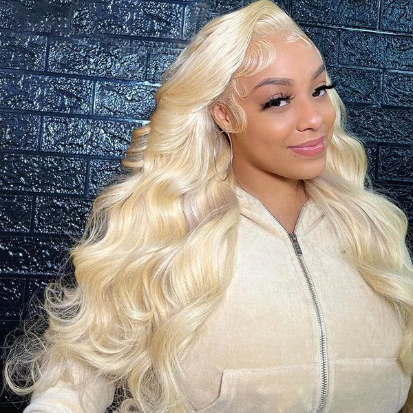honey blonde body wave human hair lace wigs 30 inch 180% density