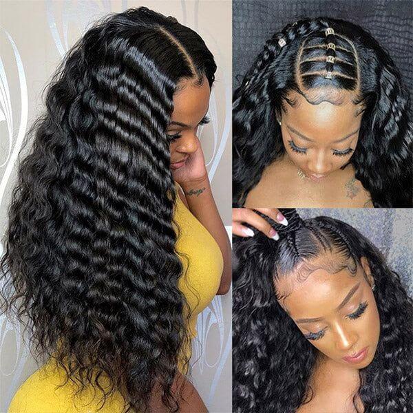 bouncy and full loose deep wave qvr wigs, beginner-friendly