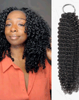 qvr hair small kinky curly crochet human hair