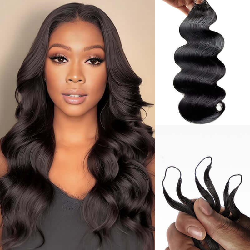 body wave handmade crochet hair extensions