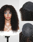 lightweight glueless human hair wigs no lace quick and comfy install