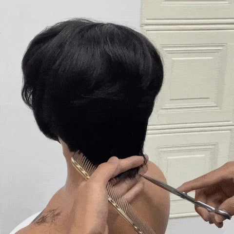 affordable short pixie cut wigs with bossy attitude