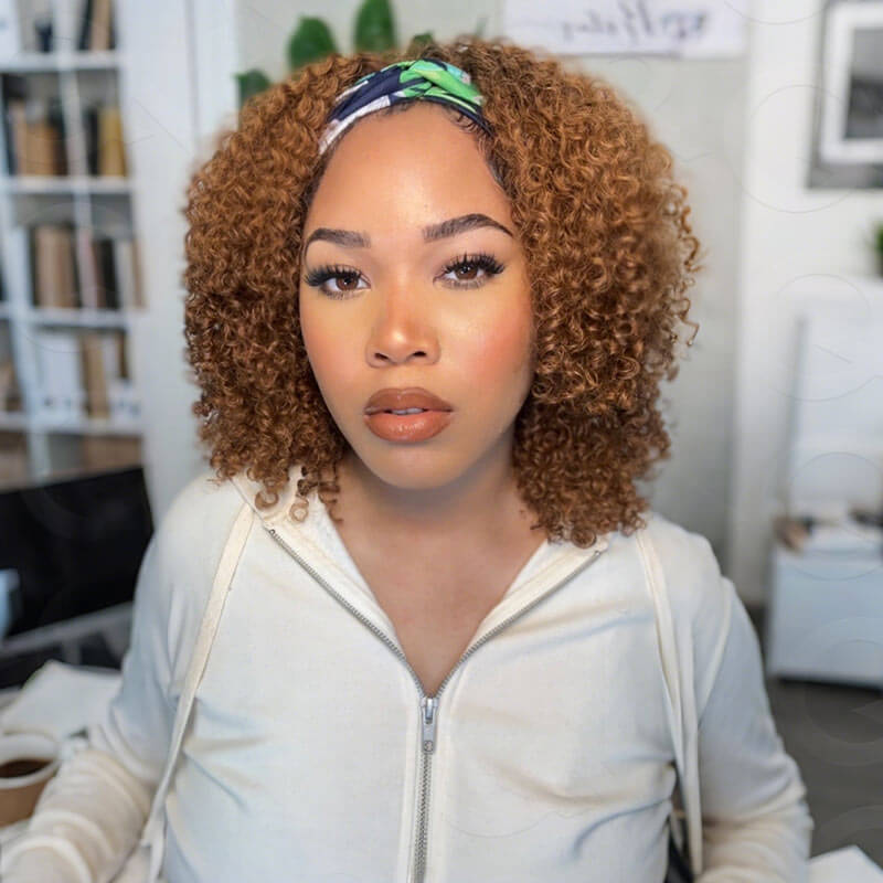 #30-18inches-kinky curly half wig