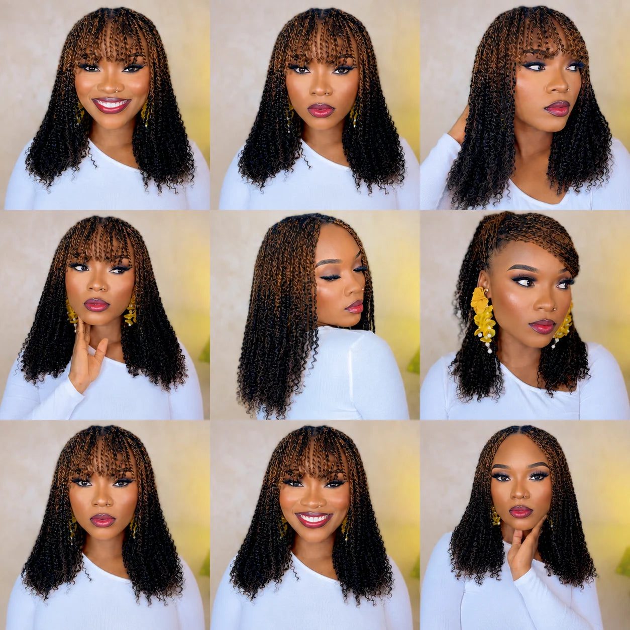 QVR Affordable Afro Kinky Bulk Human Hair Auburn Color For Braiding DreadLock