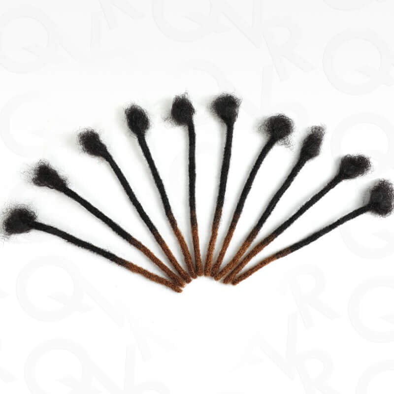 ombre t1b/30 0.6cm human hair loc extensions