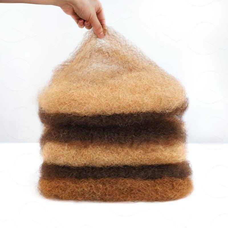 3 in 1 afro kinky hair in warm blended highlights