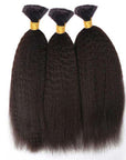 qvr kinky straight bulk hair for braiding