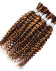 3 pack kinky bulk curly bulk braiding hair
