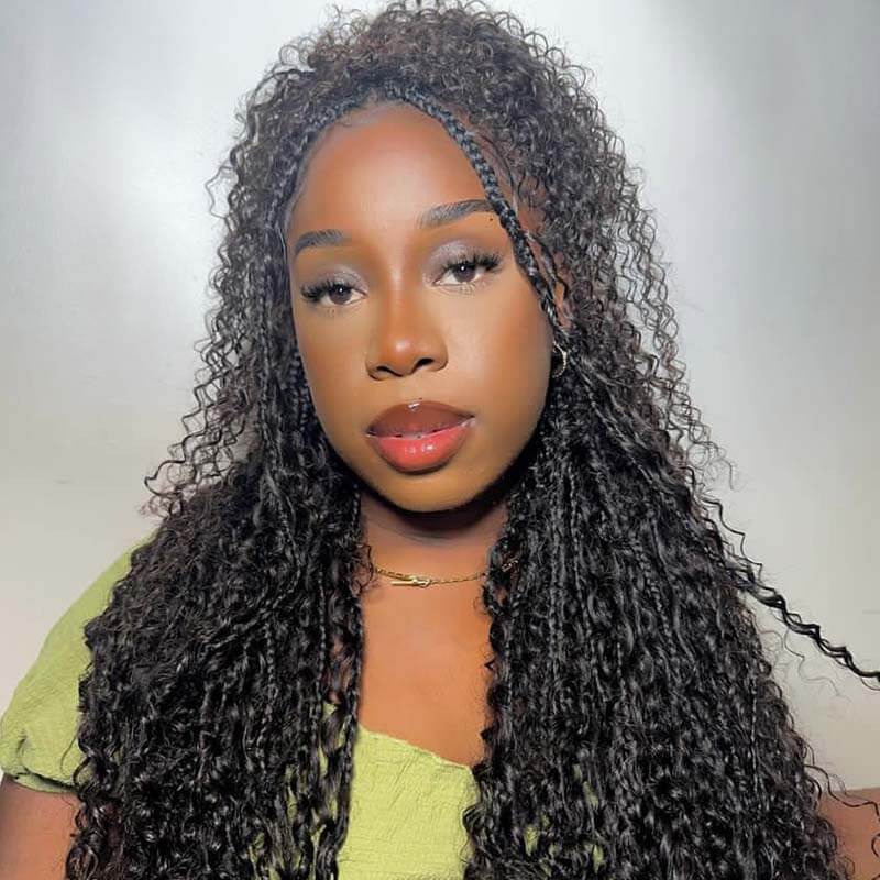 qvr boho bulk human hair for braiding