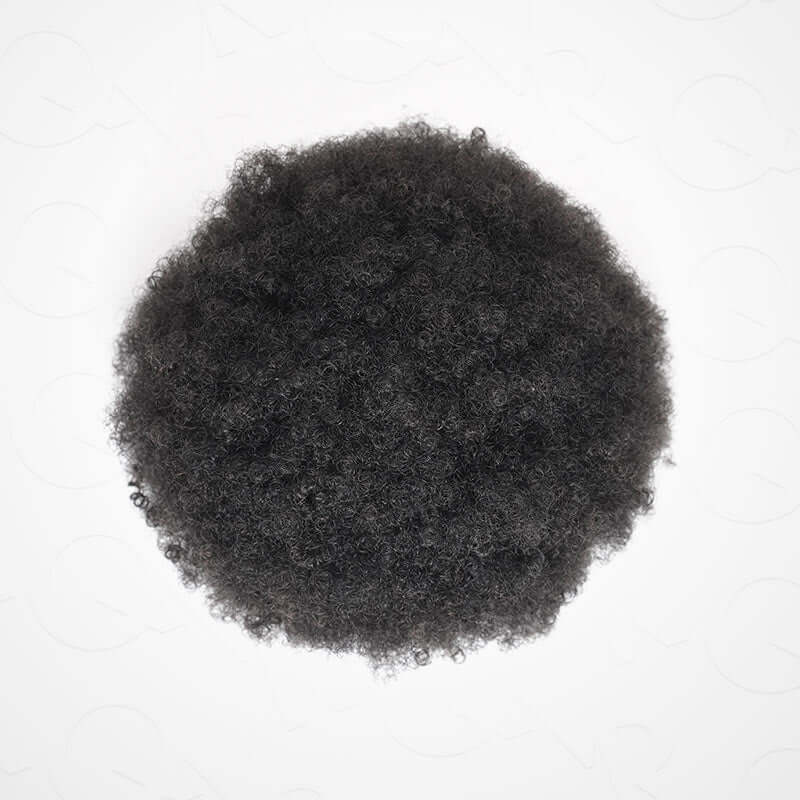 drawstring afro puff human hair ponytail extensions natural black for black women
