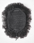 drawstring afro puff human hair ponytail extensions natural black
