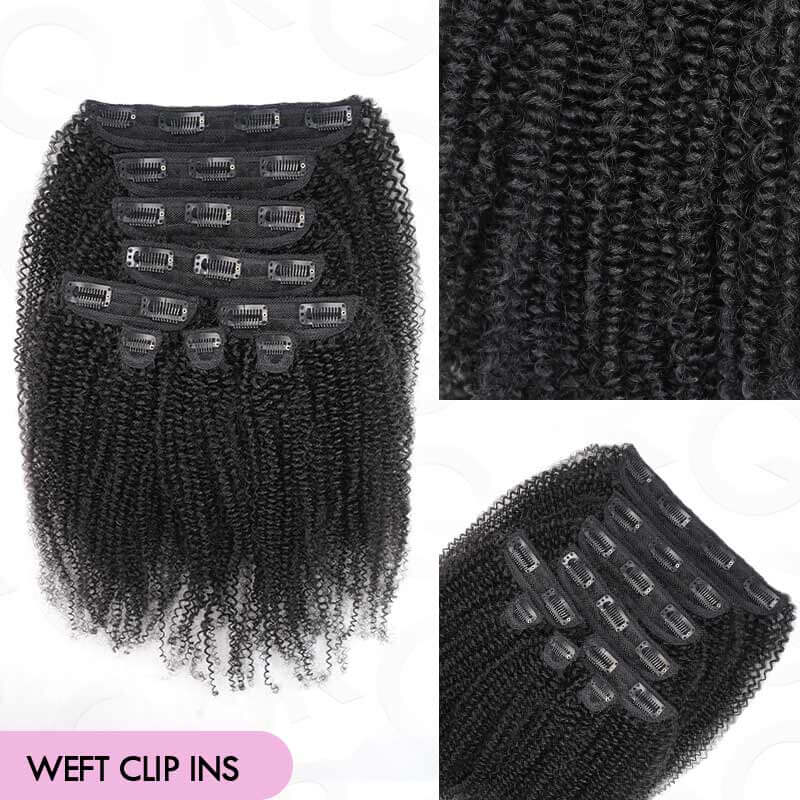 weft in natural black colored human hair extensions 9pcs
