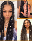 kinky culry bulk braiding hair for boho knotless braiding