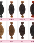 QVR Hair Spring Twist Color Ombre Chart
