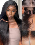 glueless pre-cut 4x6 lace closure human hair wear and go wig