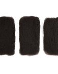 3pcs soft black color afro kinky bulk human hair 