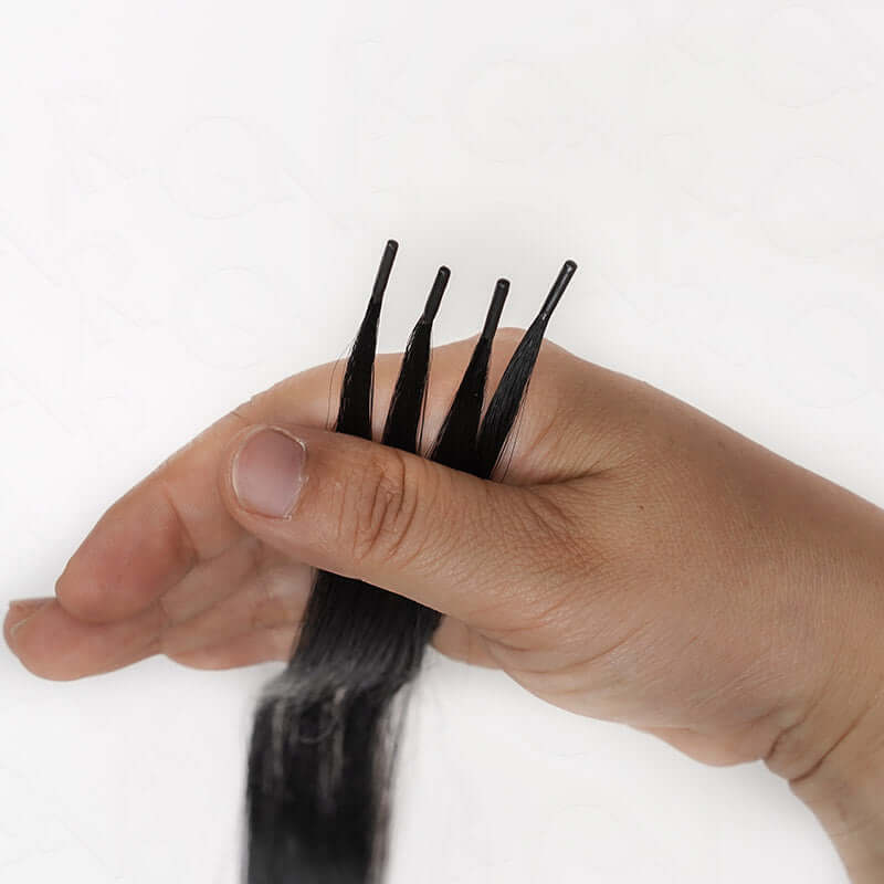 natural look i tip hair extensions for afro-textured hair