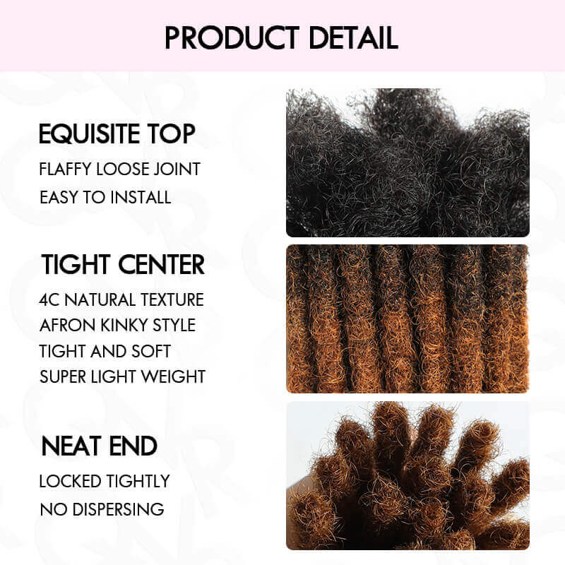 product detail of qvr t1b/30 colored dread lock extensions