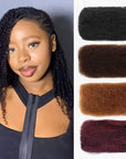 qvr afro kinky bulk hair for mini twist and dreadlock braiding