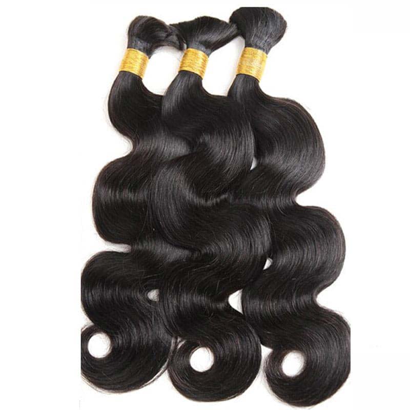 qvr virgin human hair bulk for braiding
