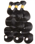 qvr virgin human hair bulk for braiding