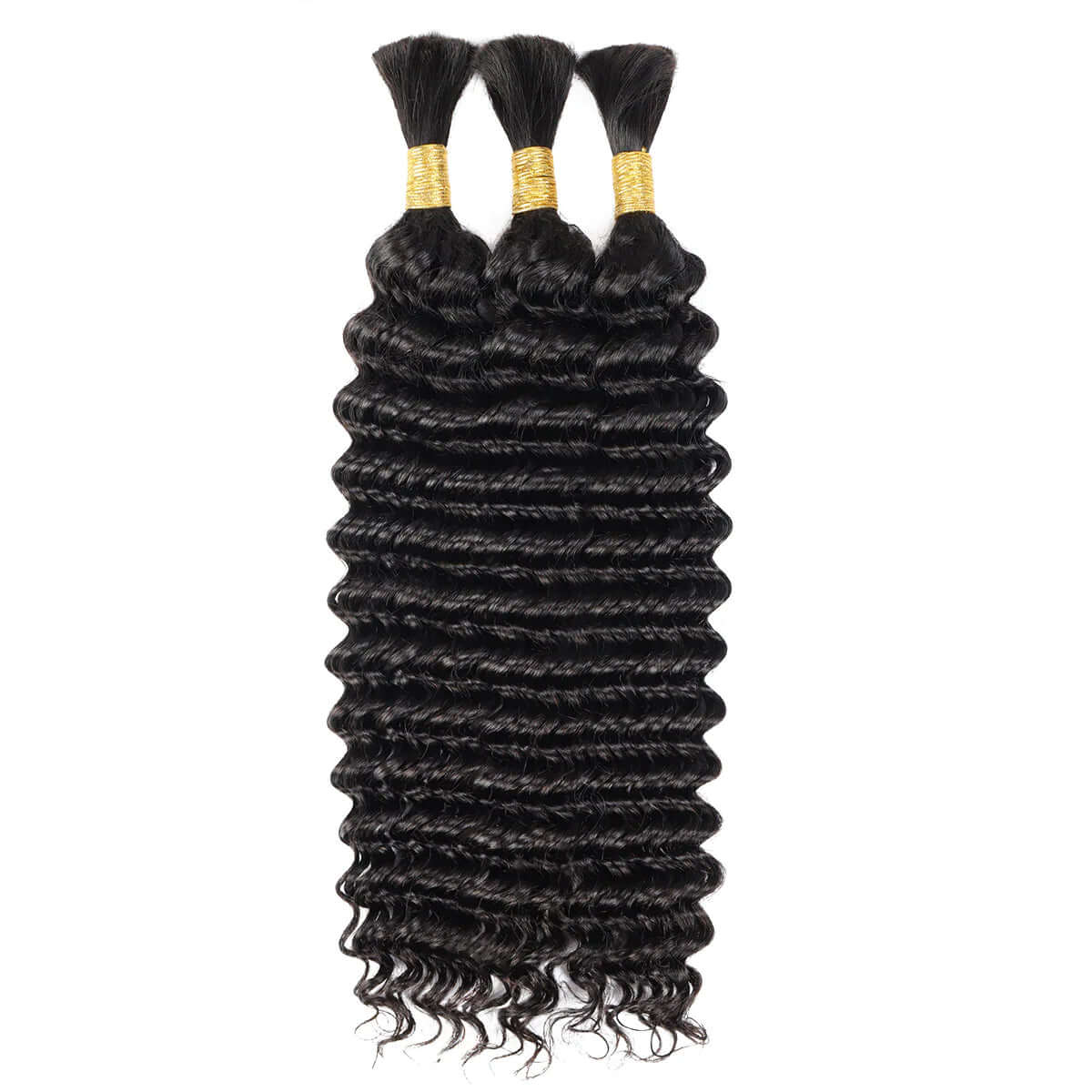 natural black 3 pack bulk braiding hair