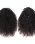 New User Only| Drawstring Ponytail Extension Afro Kinky Curly Human Hair Ponytail Hairstyle
