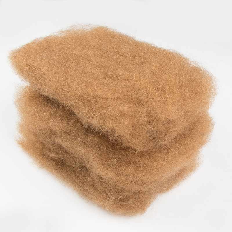 afro kinky bulk human hair light brown hair