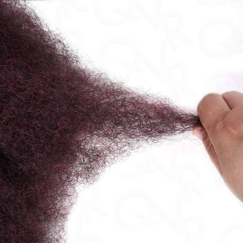 1b/99j afro kinky bulk human hair for braiding locs