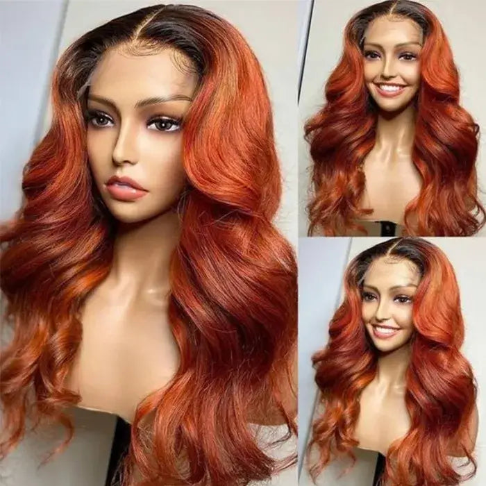 natural looking cinnamon brown qvr lace wigs