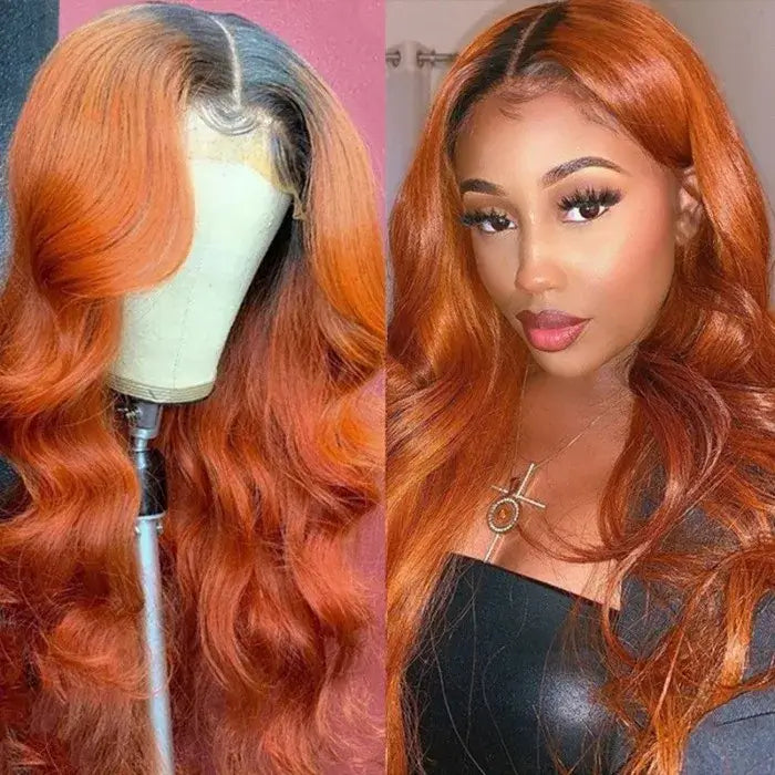 qvr wigs cinnamon brunette with dark roots