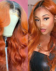 qvr wigs cinnamon brunette with dark roots