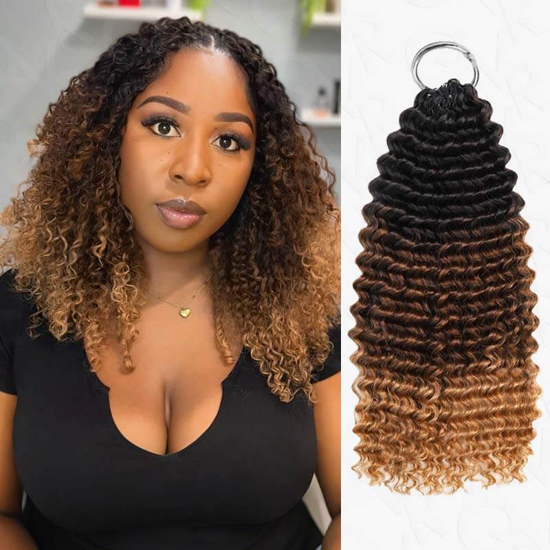 QVR #33B Small Kinky Curly Human Hair Crochet Braids – QVR Hair