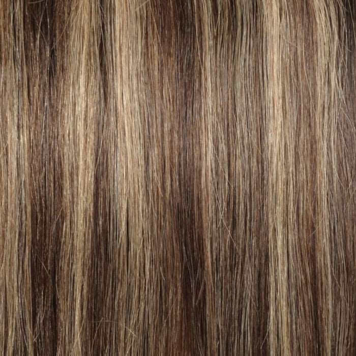 straight blonde highlights clip in human hair extensions