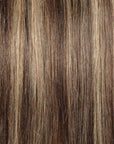 straight blonde highlights clip in human hair extensions