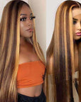 stylish qvr wigs straight human hair for black women