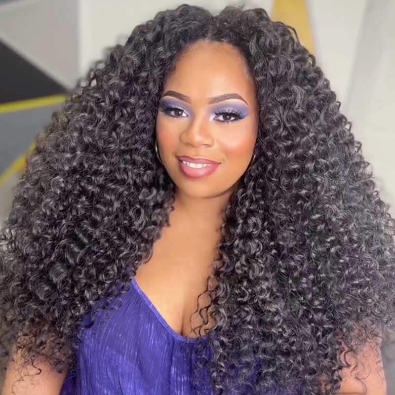 qvr water wave crochet human hair extensions