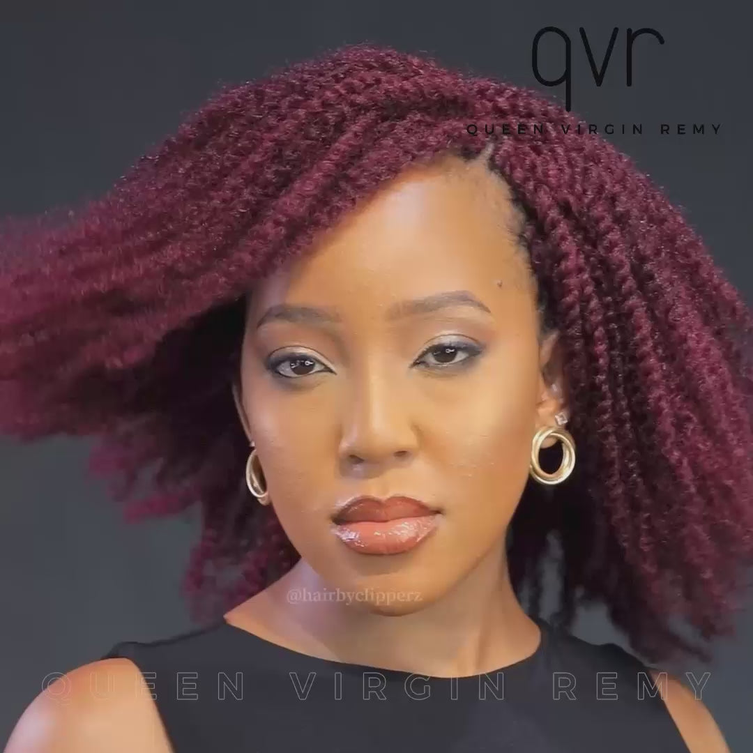 how to make twists with qvr 99j colored afro kinky bulk