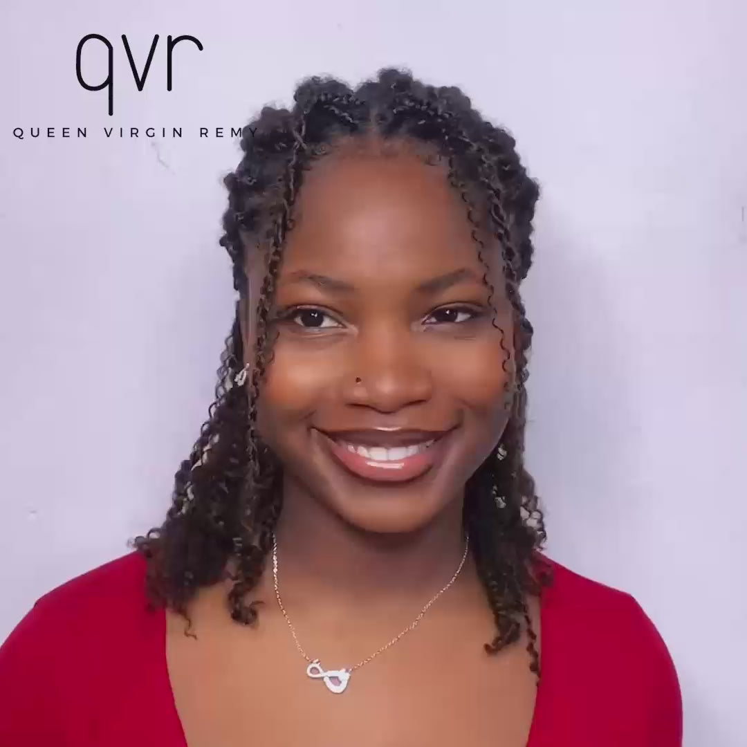 soft type 3c 4a human hair spring twist hair extensions