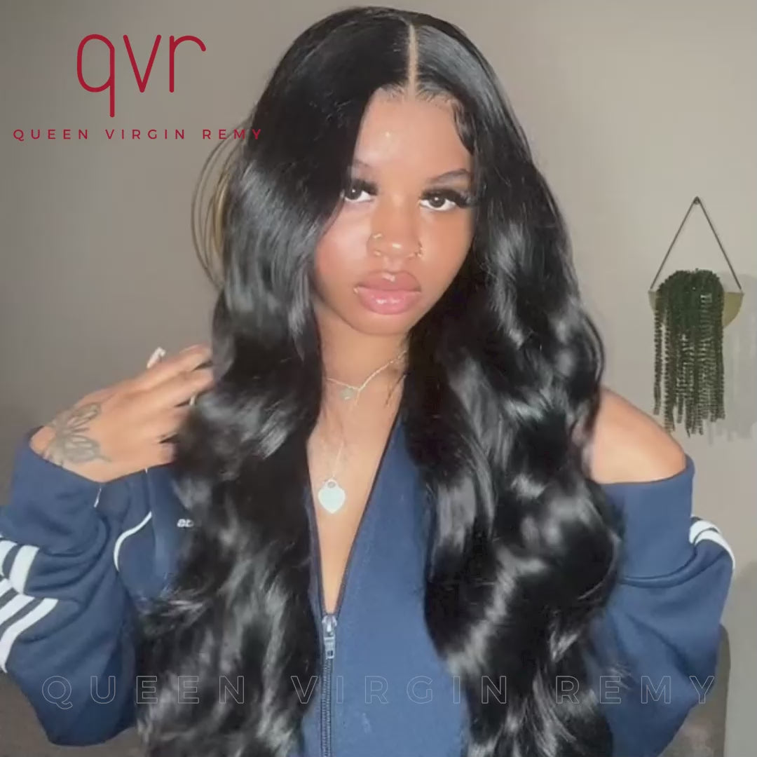 long body wave human hair wigs with natural shine