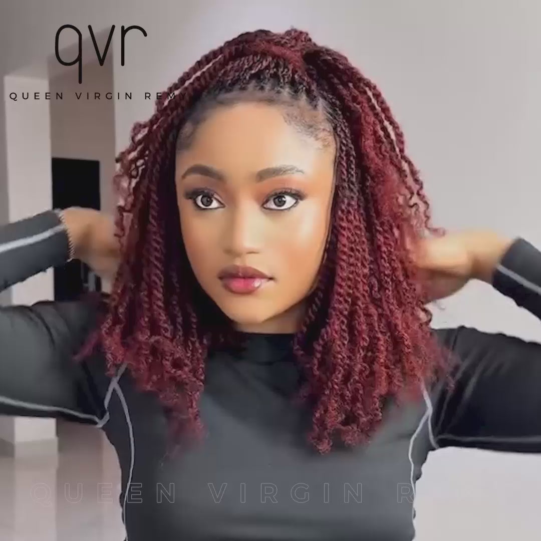 afro kinky bulk hair reddish brown color hair extensions for braiding