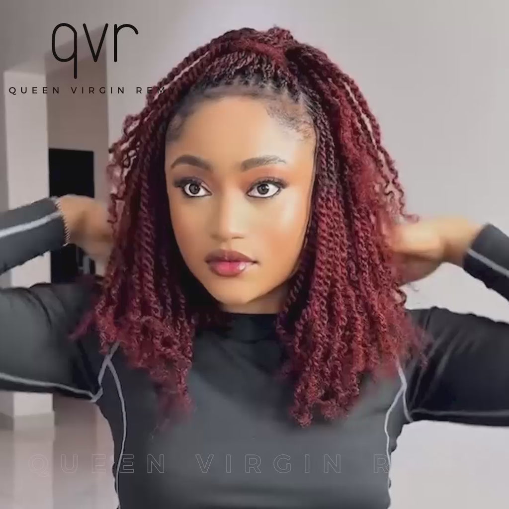 afro kinky bulk hair reddish brown color hair extensions for braiding