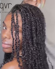 afro kinky bulk human hair texture for kinky twist