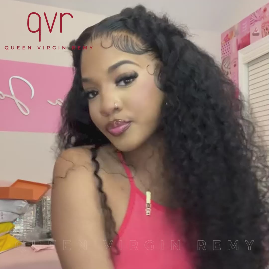 pre-plucked human hair wigs with 13x4 lace front, natural look