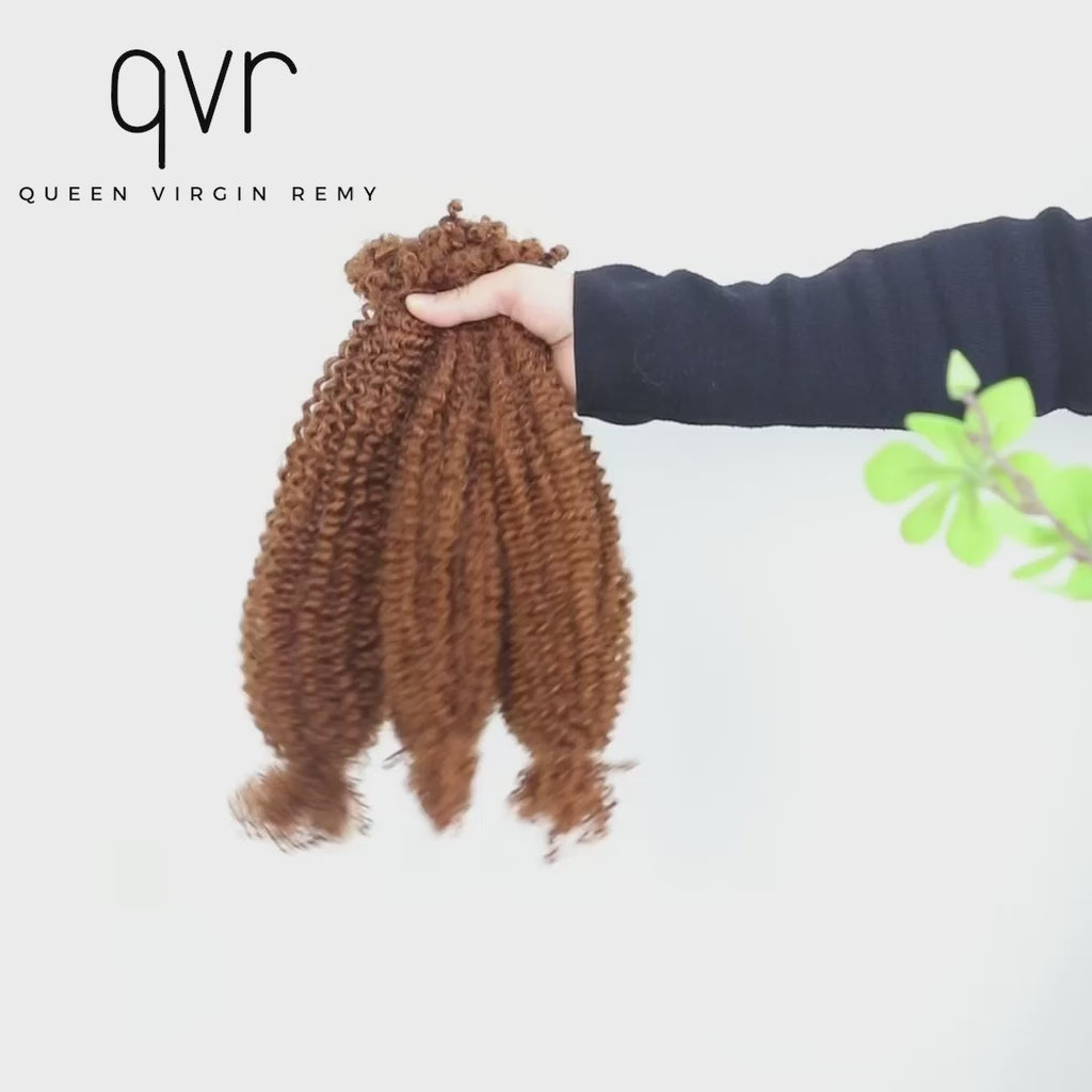 product details of auburn brown spring twist hair extensions