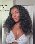 QVR Burmese Curly PU Clip In Hair Extensions 9PCS 5PCS Volumizer Human Hair