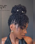 QVR Brazilian Remy Hair Afro kinky Bulk Human Hair For Braiding Dreadlock Hair