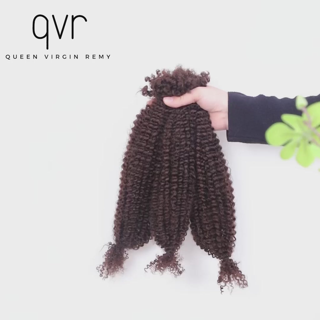 product details of dark brown spring twist hair extensions